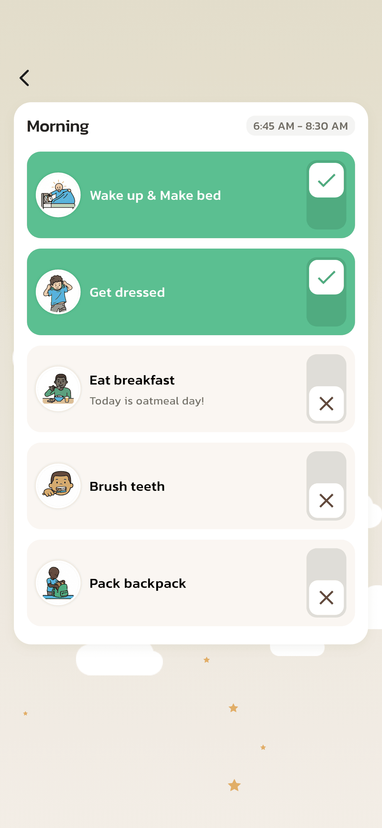 06 caregiver actlike first child routine group