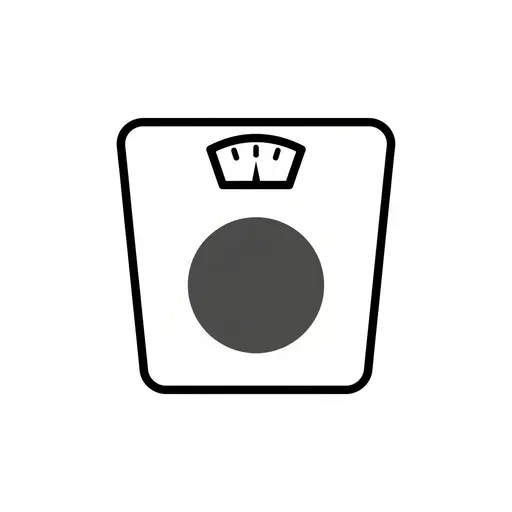 An icon of a bathroom scale.