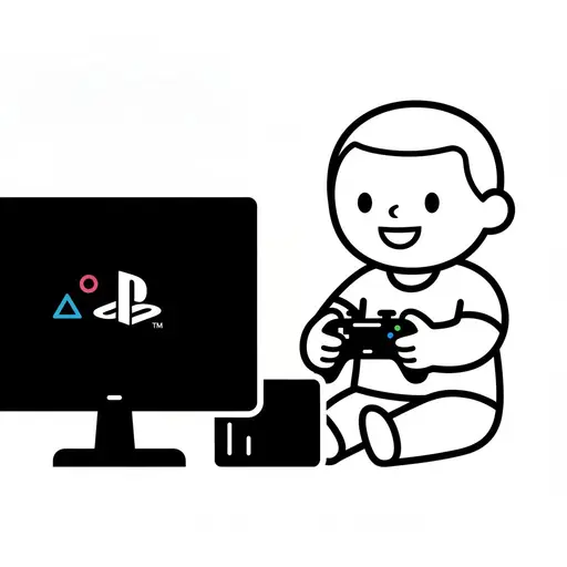 Een blije jongen zit op de vloer een videospel te spelen met een controller voor een scherm.
